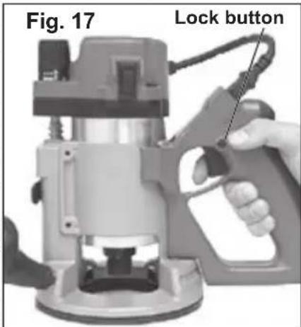 MILWAUKEE HP EVS 561620 - Locking the D-handle Base Trigger - 1
