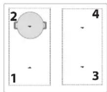 BAUKNECHT BTX6019DCA - TAILLE DE LA POÊLE/DU FOND DE CASSEROLE ADAPTÉE AUX DIFFÉRENTES ZONES DE CUISSON - 1