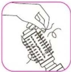 ROWENTA Brush Activ 1000 CF9250 - DRAAIRICHTING (C): - 5