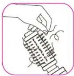 ROWENTA Brush Activ 1000 CF9250 - ROTATIONSRETNING (C) : - 5