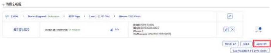 WIFI 2.4GHz 2.4GHz / Start de l'exporter : En Version | 802.5 Tages | Canal 11 (2,462 GHz) | Bitrate: 10A 3 MHz NET_351_A020 Start de l'interface: En Protérence Data Modal Name d'actions 805/00/00 EN-00/00 A0.00 Access 2 ChuMancant: WIFI2 HDN (WIFI.COM) MULTI AP SCAN ADJETER SAUVEIGARIN ET APPLENDER