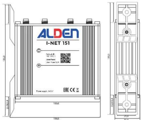 Alden INET 151 - Vue arrière - 3