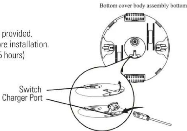 GRE RBR60 - Charging warning - 1