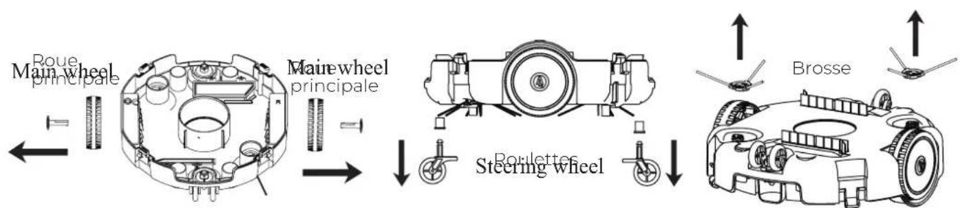GRE RBR120 - Montage et rechange de la batterie: - 1