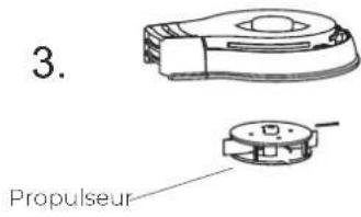 GRE RBR120 - Maintenance et rechange du propulseur : - 3