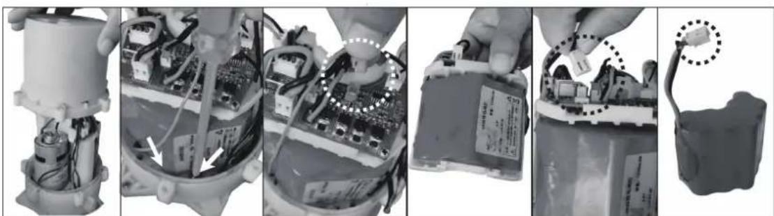 GRE RBR120 - Substituição da bateria: - 6