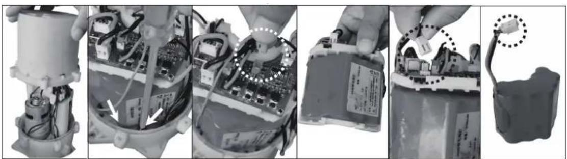 GRE RBR120 - Battery replacement: - 4