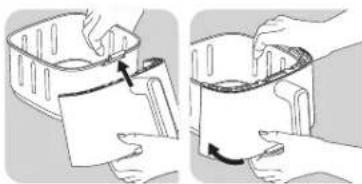 TEFAL Easy Fry Silence EY5568 - OcHcTKa CbemHO npedHe naHn yctahOBKa ee Ha aayy - 1