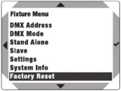 Cameo DURA LINE 50 - FACTORY RESET - 1