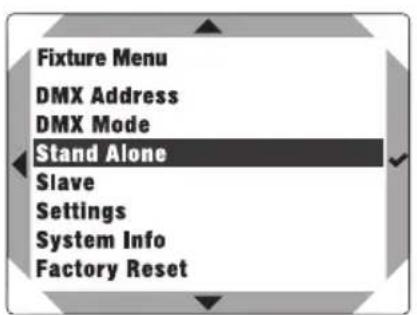 Cameo DURA LINE 50 - COLOUR PRESET STAND-ALONE OPERATING MODE (Color Preset) - 1