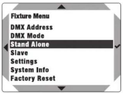 Cameo DURA LINE 50 - STAND-ALONE-BETRIEBSART COLOR PRESET (Color Preset) - 1