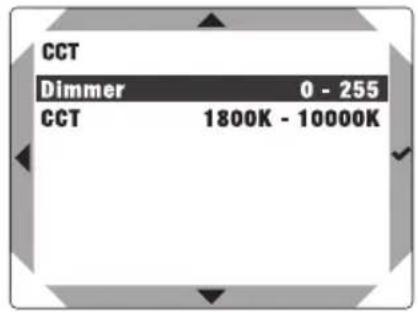 Cameo DURA LINE 50 - MODALITA OPERativa STAND-ALONE CCT (Correlated Color Temperature) - 3