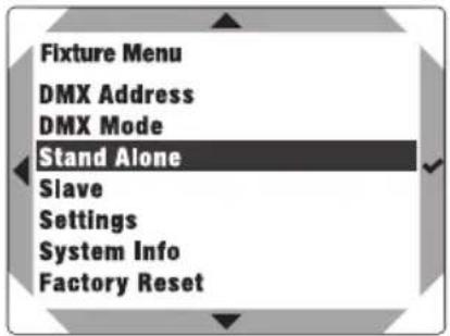 Cameo DURA LINE 50 - EDIT USER COLOUR IN STAND-ALONE OPERATING MODE (Edit User Color) - 1