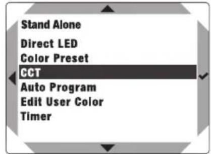 Cameo DURA LINE 50 - STAND-ALONE-BETRIEBSART CCT (Correlated Color Temperature) - 2