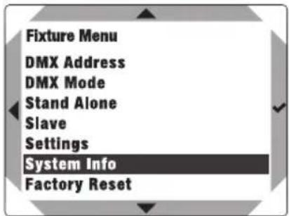 Cameo DURA LINE 50 - SYSTEM INFORMATION (System Info) - 1