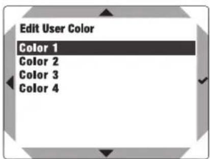 Cameo DURA LINE 50 - USER COLOR IM STAND-ALONE-MENU EDITIEREN (Edit User Color) - 3