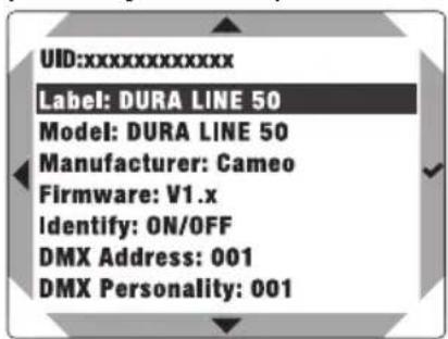 Cameo DURA LINE 50 - OPERACION MEDIANTE EL MANDO A DISTANCIA CL UNICON (optional) - 4