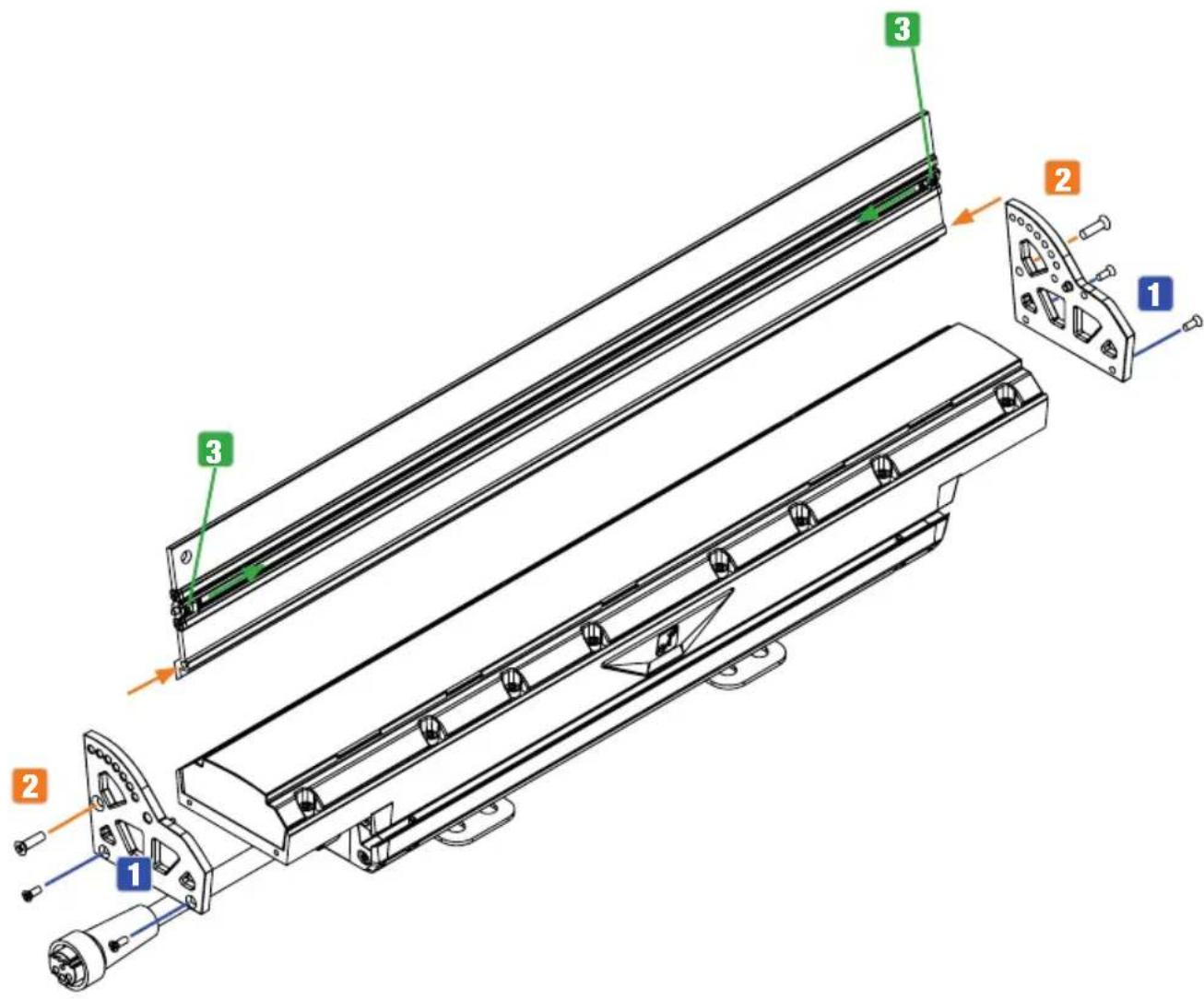 Cameo DURA LINE 50 - OPTIONALEN BLENDSCHUTZ MONTIEREN - 1