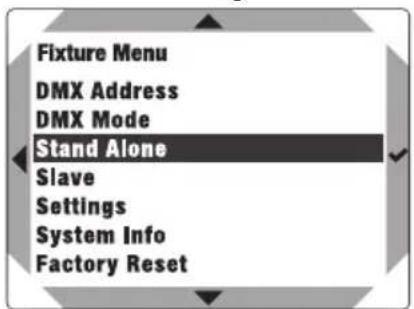 Cameo DURA LINE 50 - MODALITA OPERativa STAND-ALONE AUTOMATICA (Auto Program) - 1