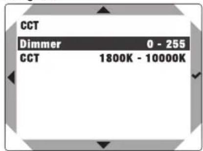 Cameo DURA LINE 50 - STAND-ALONE-BETRIEBSART CCT (Correlated Color Temperature) - 3