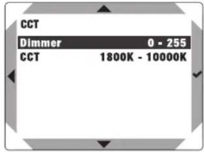 Cameo DURA LINE 50 - CCT STAND-ALONE OPERATING MODE (Correlated Color Temperature) - 3
