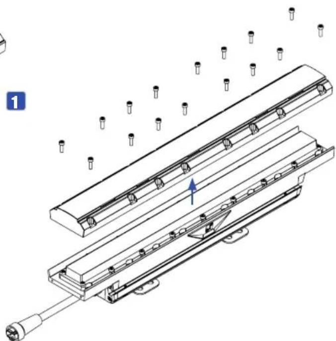 Cameo DURA LINE 50 - MOUNTING THE OPTIONAL DIFFUSER - 2
