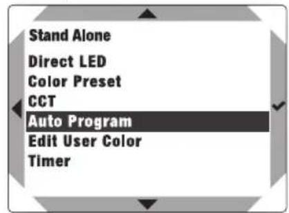 Cameo DURA LINE 50 - CCT STAND-ALONE OPERATING MODE (Correlated Color Temperature) - 5