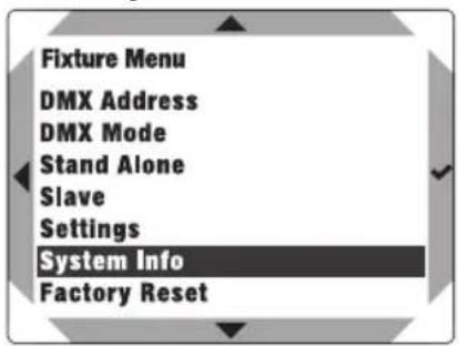 Cameo DURA LINE 50 - SYSTEM INFORMATION (System Info) - 1