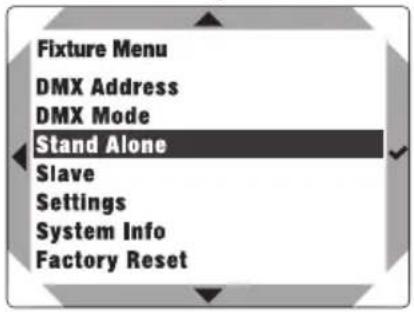 Cameo DURA LINE 50 - USER COLOR IM STAND-ALONE-MENU EDITIEREN (Edit User Color) - 1