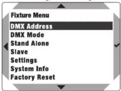 Cameo DURA LINE 50 - DMX-STARTADRESSE EINSTELLLEN (DMX Address) - 1