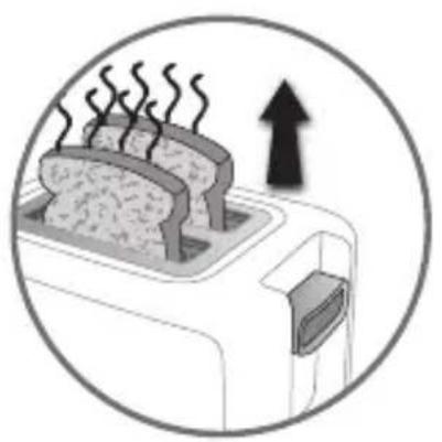 TEFAL Subito TT1762 - Automatic function to reheat bread - 24