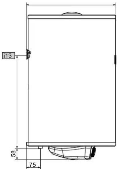 STIEBEL ELTRON PSH Classic - Rozměry a přípojky - 3