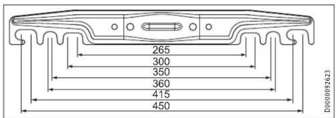 STIEBEL ELTRON PSH Classic - Wall mounting bracket - 1