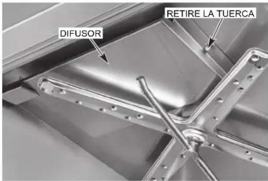 Hobart PW20NADV - LIMPIEZA DE DIFUSORES EN LOS MODELOS PW10N-ADV, PW10N-ADVSW, PW20N-ADV, PW12N-ADV Y PW12N-ADVSW - 1