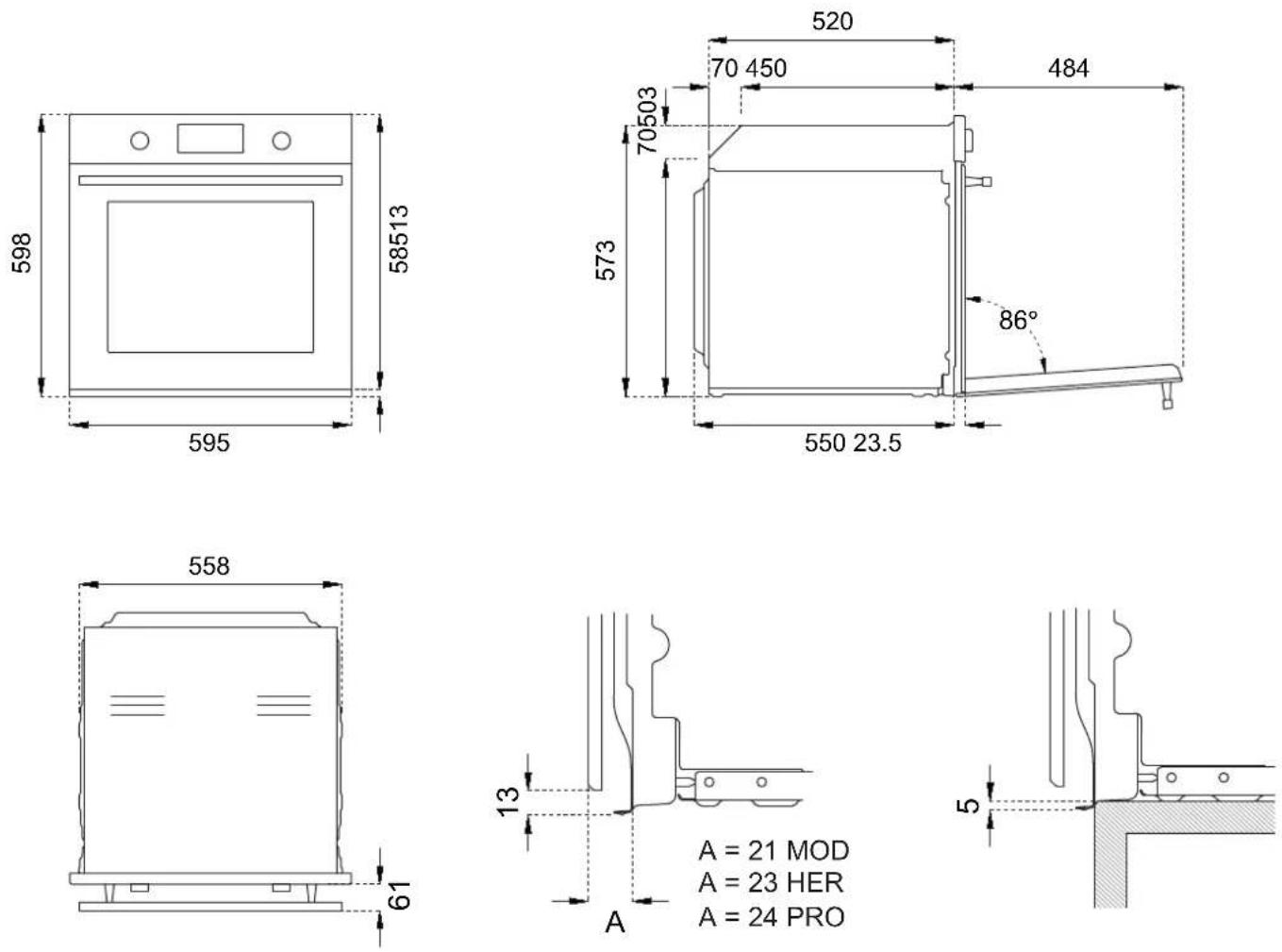 BERTAZZONI F609HEREKTAG - AVVERTENZE IMPORTANTI - 1