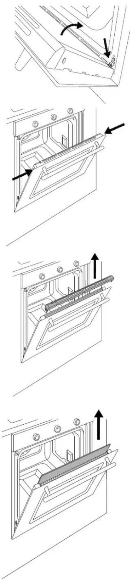 BERTAZZONI F609HEREKTAG - NETTOYAGE DES VERRES INTÉRIEURS DE LA PORTE DU FOUR - 1