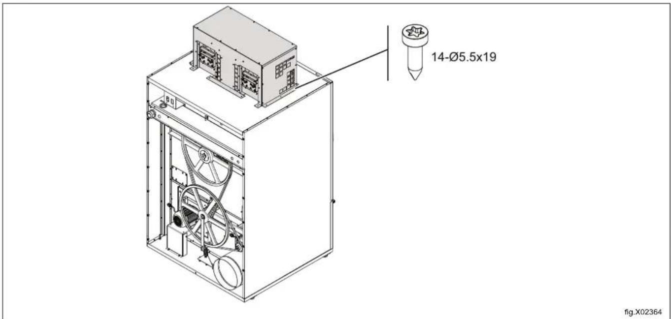 ELECTROLUX TD645SLD - Installation de l'unité de chauffage à gaz - 3