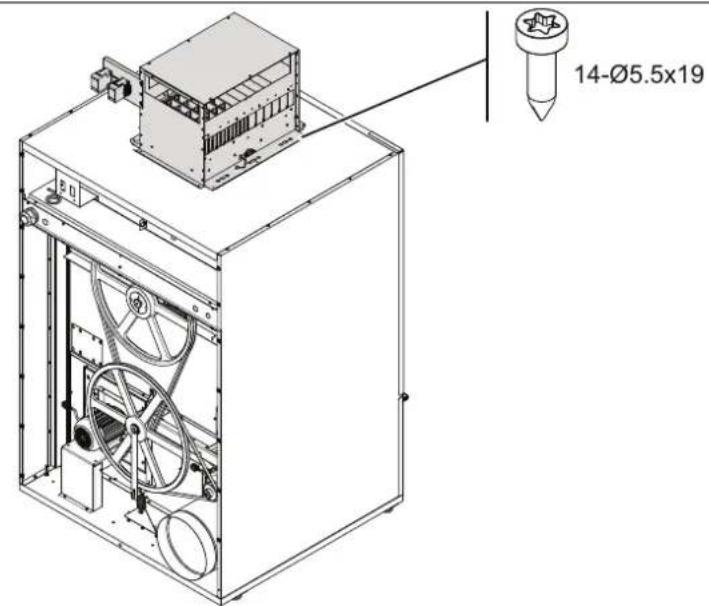 ELECTROLUX TD645SLD - Installation de l'unité de chauffage électrique - 3