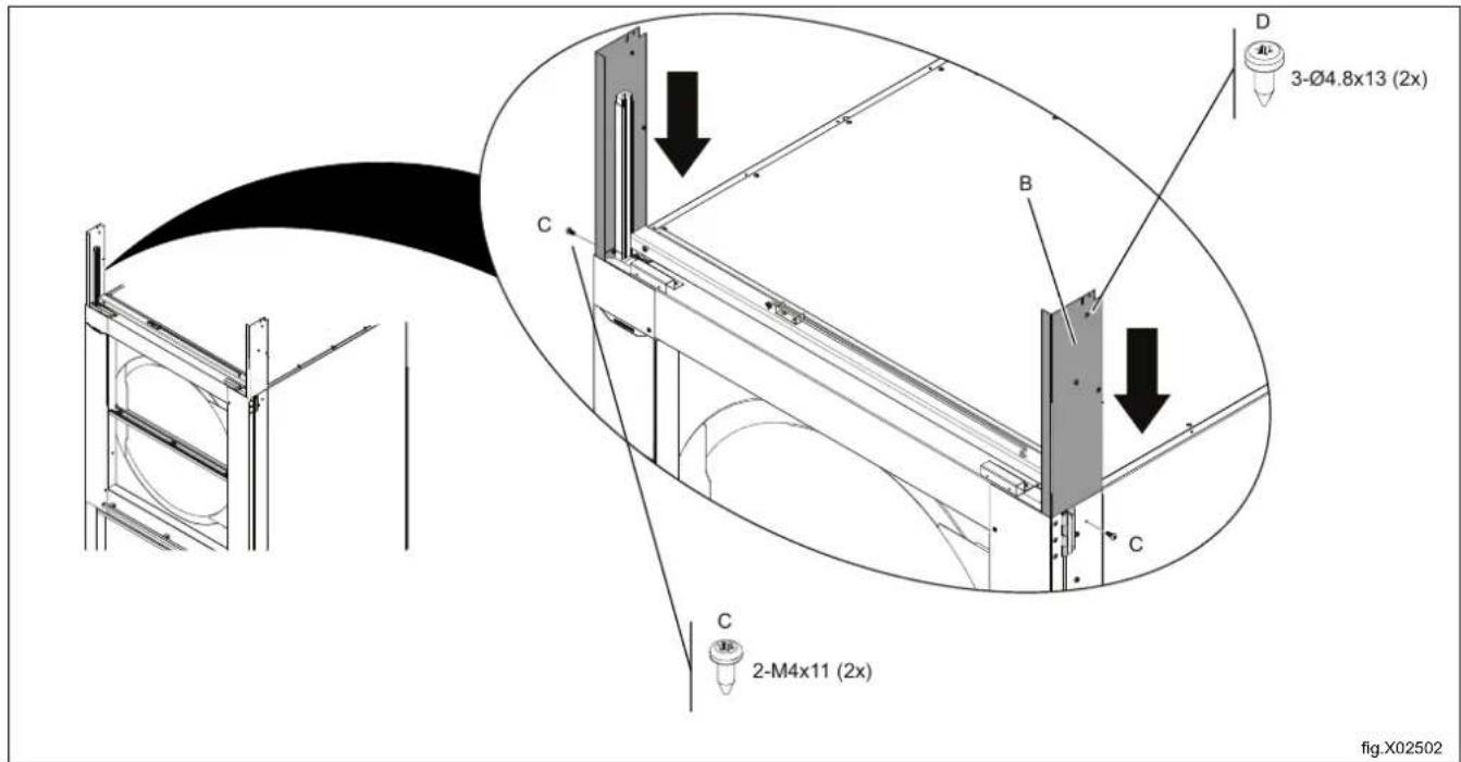 ELECTROLUX TD645SLD - Équipement de montage pour porte coulissante - 2