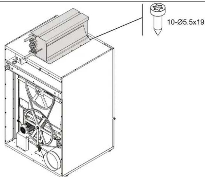 ELECTROLUX TD645SLD - Installation de l'unité de chauffage à vapeur - 2