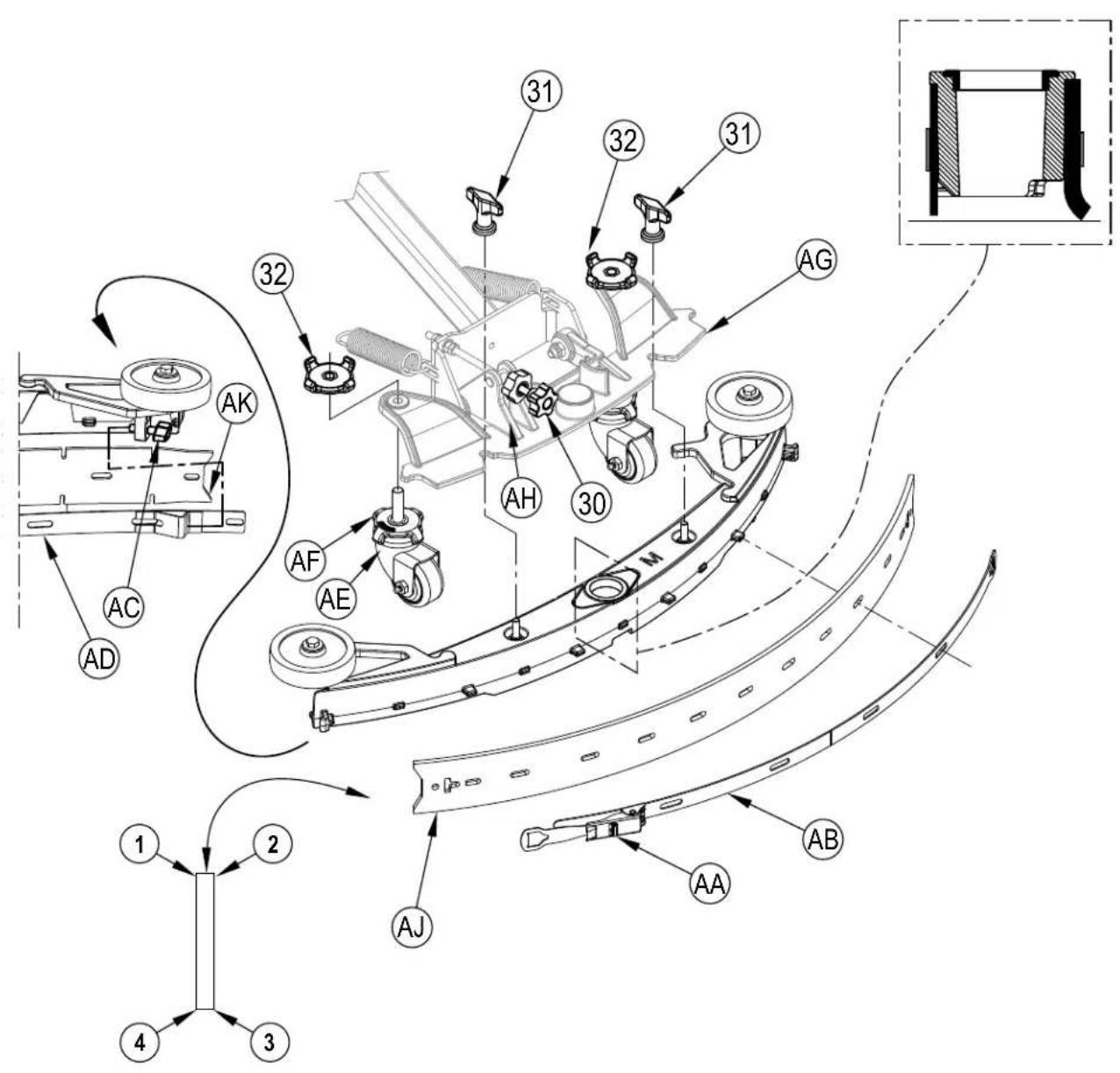 ADVANCE SC4000 - RéGLAGE DE LA RACLETTE - 1