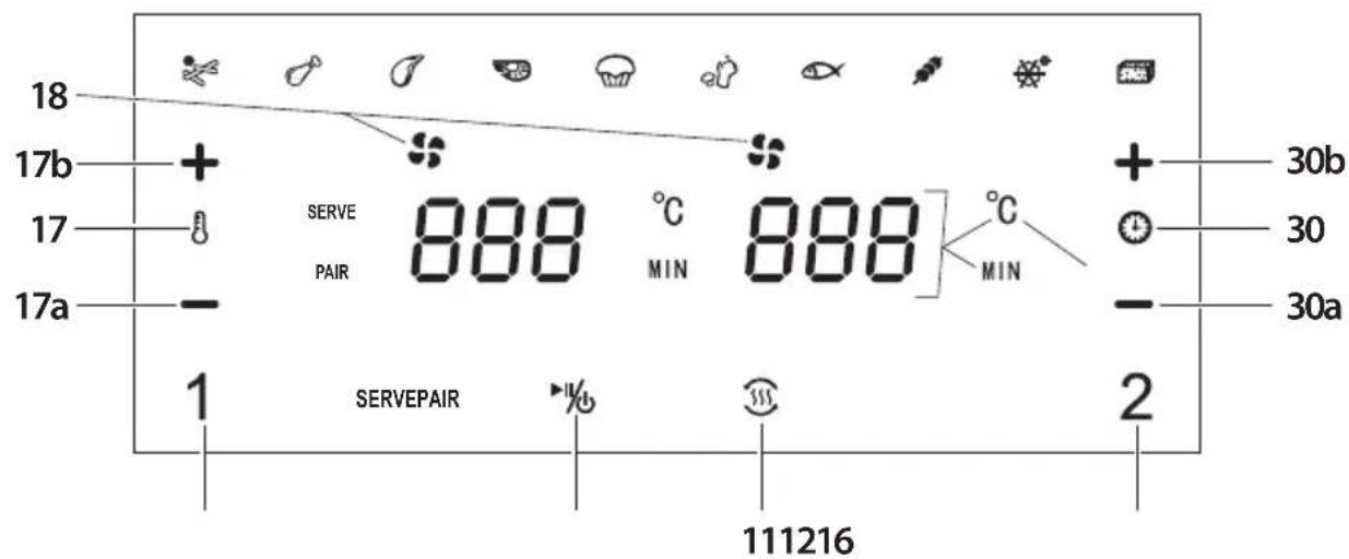 Ambiano GTDAF03 - Handmatige voorselectie van de kooktijd en van de temperatuur - 4