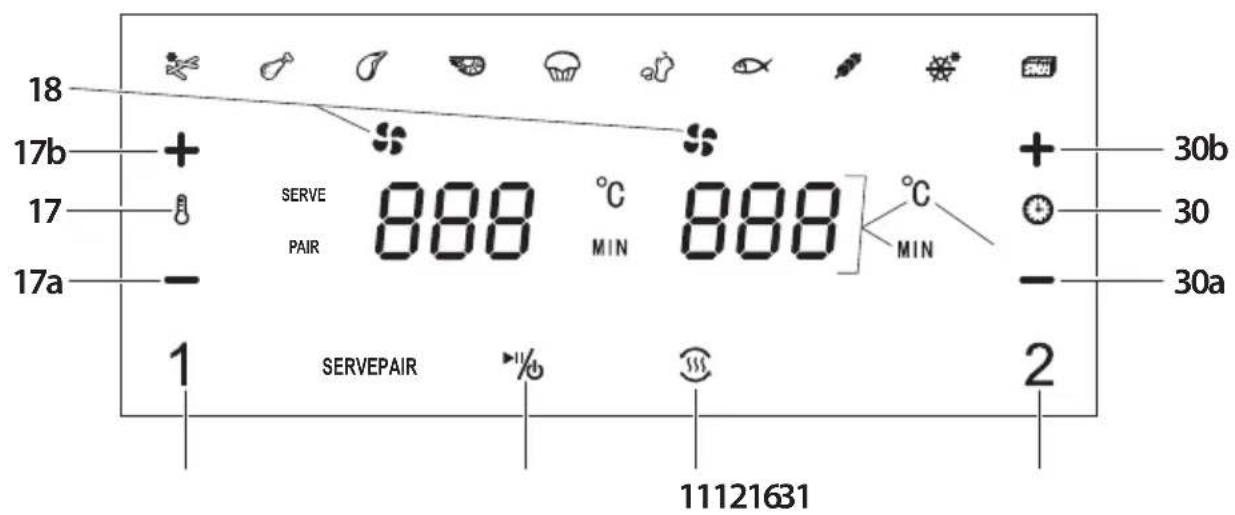 Ambiano GTDAF03 - Handmatige voorselectie van de kooktijd en van de temperatuur - 6