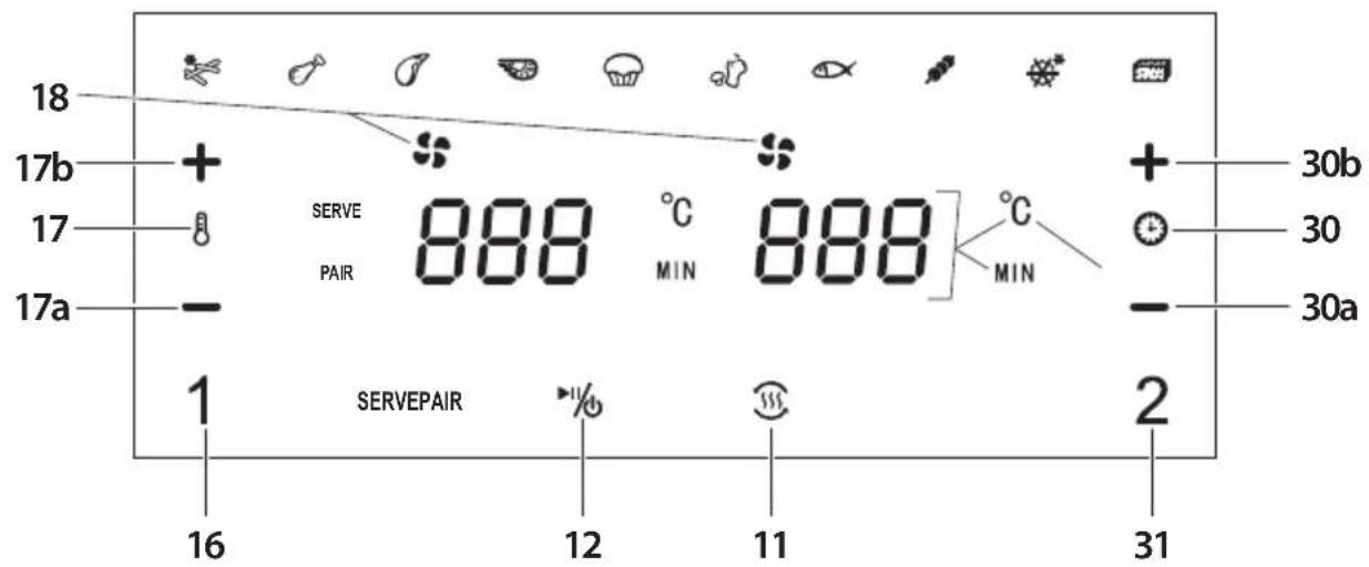 Ambiano GTDAF03 - Présélection manuelle du temps de i cuisson et de la température - 5