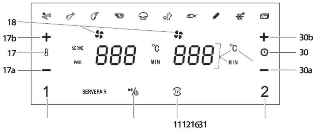 Ambiano GTDAF03 - Manuelle Vorwahl der Garzeit und der Temperatur - 3