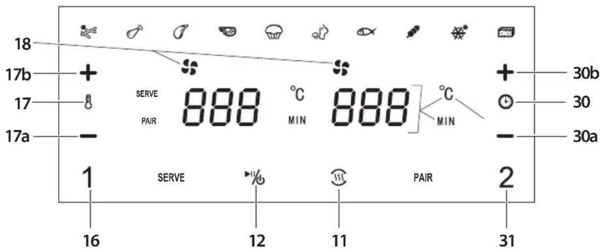 Ambiano GTDAF03 - Présélection manuelle du temps de i cuisson et de la température - 3