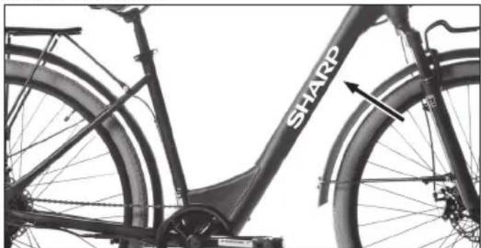 SHARP BKDM02 - Fahrradrahmennummer - 1