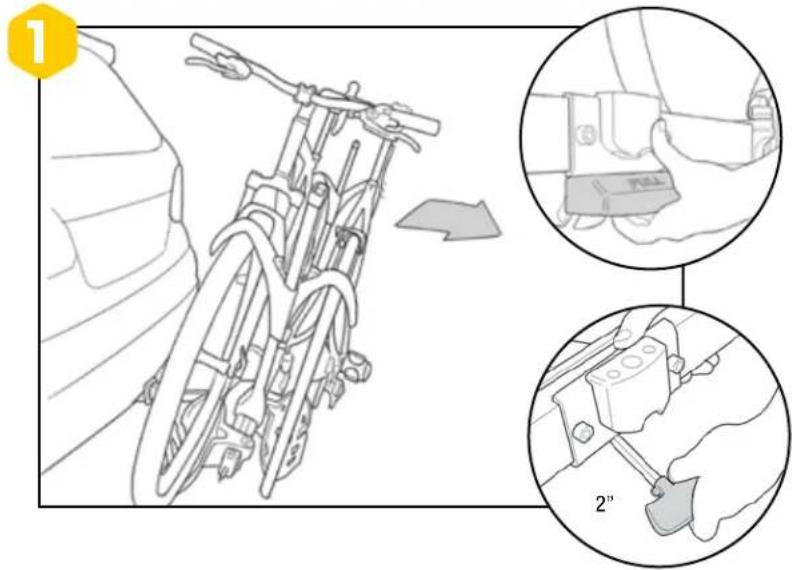 Saris SuperClamp EX2 - HATCH ACCESS / ACCESO A SOMBREADD / ACCES à LA TRAPPE - 1