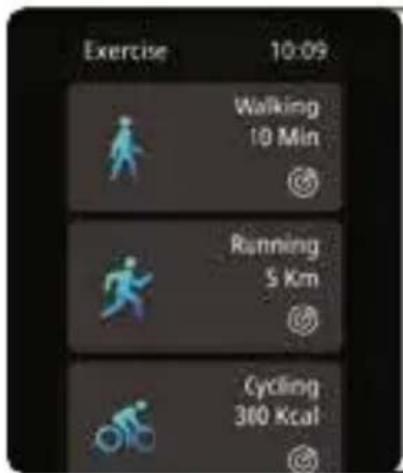 Exercise 10:09 Walking 10 Min Running 5 Km Cycling 360 Kcal