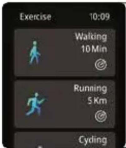 Exercise 10:09 Walking 10 Min Running 5 Km Cycling